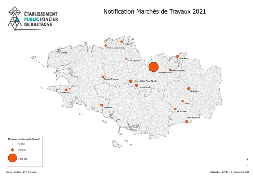 Une quinzaine de marchés de travaux depuis le début d’année