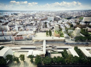 Vue aérienne du projet. Crédit photo : Abdrone/Artefacto