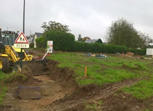 Les travaux sont en cours sur la friche